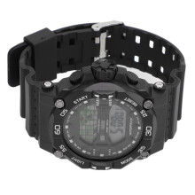 Digitale Herren-Sportuhr im Militärstil, wasserdicht bis 50 m, großes 54-mm-Zifferblatt