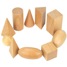 2Stk Holzbaustein Geometrisches Lernspielzeug Für Kinder