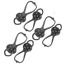 Unisex sneeuwstijgijzers, ijsklauwen, antislip spikes voor buiten, 3 paar