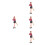 4St Plastic Mini Pop Baseball Staand Veelzijdig Voor Thuis 4
