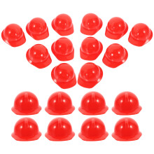 30 Stuks Mini Bouw Pop Mutsen - Plastic Beschermhelmen Voor Decoratie