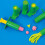 6Pcs Plastic Extruding Dough Mold Crafting Tool Set For Kids 6