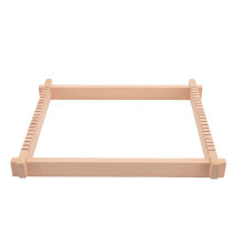 Mini machine à tisser en bois - Artisanat à faire soi-même, 28 x 22 cm, usage domestique
