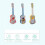 Simulation Ukulele Toy, 4 Adjustable Strings, Portable, Yellow, 12.5x4.5x41cm 3