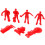 Ensemble De Personnages Miniatures Réalistes Pompiers Pour Table Sable 6