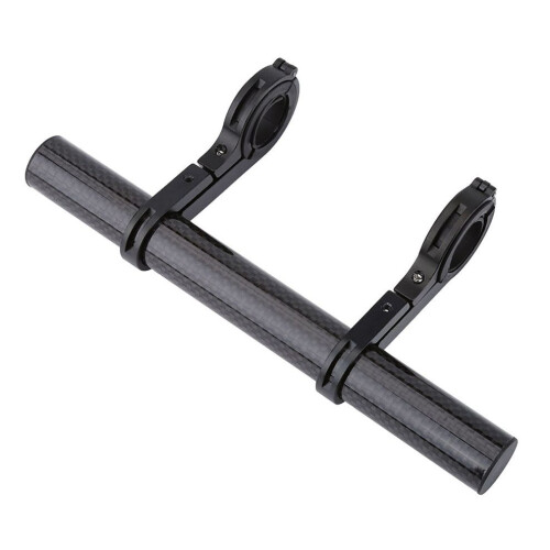 Bicycle Handlebar Extension Mount for Lights & Speedometers, Black