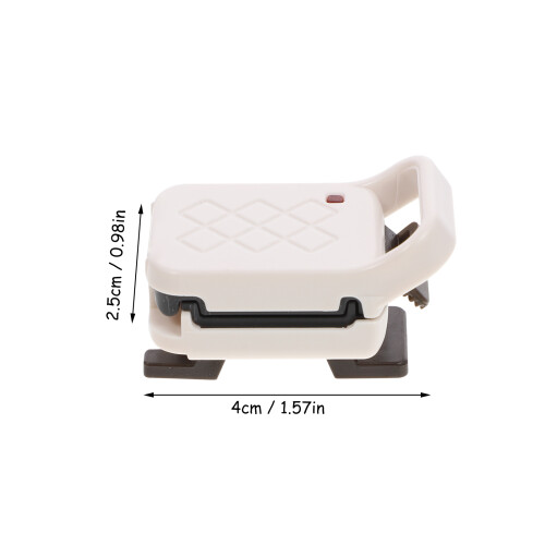 Miniature Plastic Waffle Maker For Dollhouse Kitchen Use 1