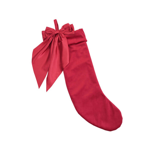 Bas de noël avec nœuds, chaussettes suspendues pour-3