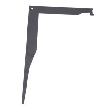 Multifunctionele L-vormige koevoet van koolstofstaal voor brandbestrijding - 28,9 cm