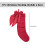 Bas de noël avec nœuds, chaussettes suspendues pour-3 4