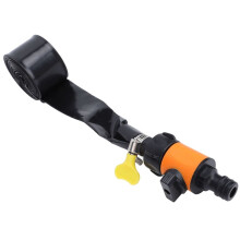 Verstellbarer 8-m-Trampolin-Wassersprinkler für Kinder und Erwachsene, orangefarbener Anschluss