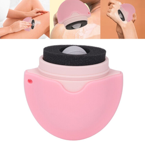 Portable Silicone Roller Sunscreen Applicator Pink for All Ages