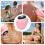 Portable Silicone Roller Sunscreen Applicator Pink for All Ages 4