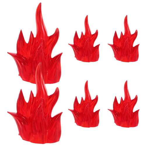 24 Stuks Actiefiguren Creatieve Bouwstenen Met Vuureffecten 2