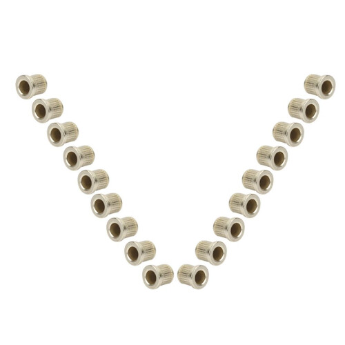 18Pcs Brass String Ferrules for Electric Guitar, Gold Color Replacement Accessories 2