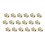 18Pcs Brass String Ferrules for Electric Guitar, Gold Color Replacement Accessories 2