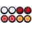 16 Pcs Plastic Four-Wheel Drive Toy Wheels Replacement 1