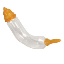 Ergonomische, verstellbare Glas-Babyflasche für Neugeborene und Haustiere, 10 ml, UK