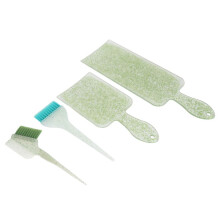 Kit versátil de 4 piezas para teñir el cabello, completo con pincel y tabla.