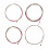 4pcs Metal Bass Strings Replaceable Decorative Guitar String Accessories 2