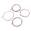 4pcs Metal Bass Strings Replaceable Decorative Guitar String Accessories 3