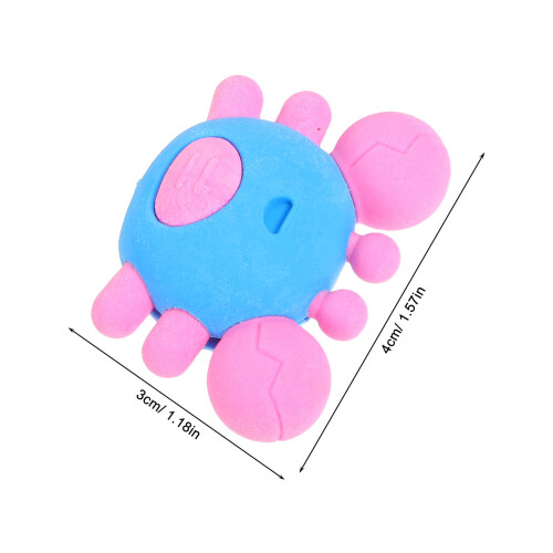 20Pcs Unique Crab-Shaped Plastic Erasers for Students Kids School Use 2