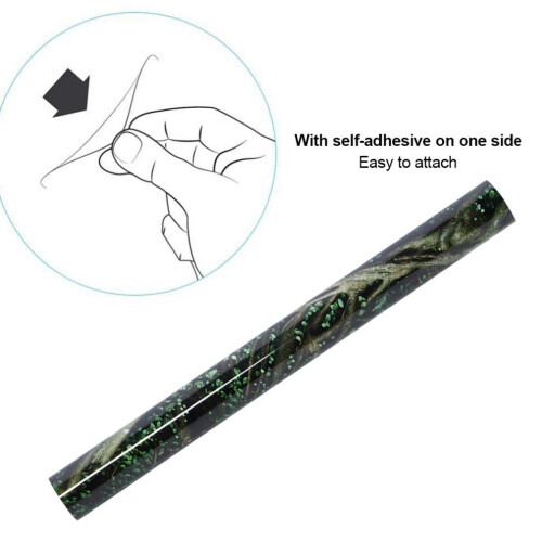PVC Jungle Pattern Aquarium Background Sticker 91x50cm