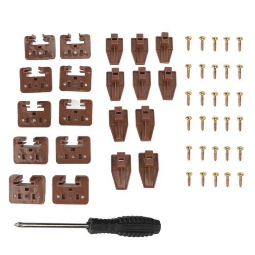 10 sets plastic ladegeleiders/schroeven ter vervanging 2
