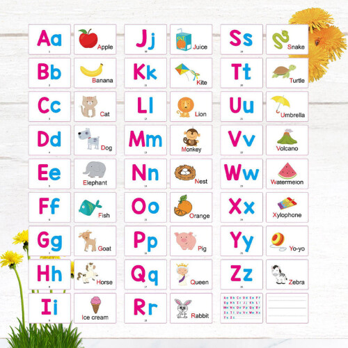 27-Delig Kinder Educatief Kaarten Met Engelse Woorden 2