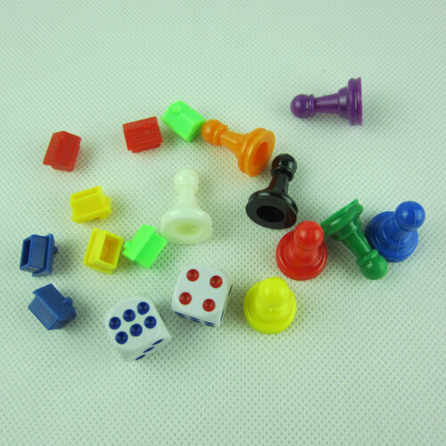 64Teiliges Plastik Schachspiel Mit Spielsteine Für Dame 2