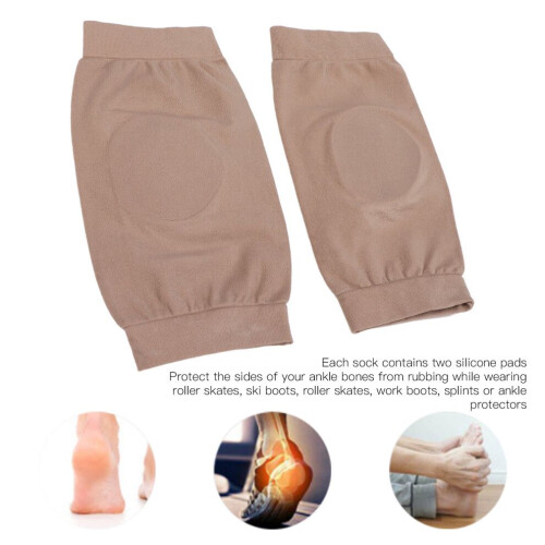 Foot Crack Sock with Silicone Support, Ankle Protector, Size 20 x 10cm 2