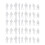 100Pcs Plastic Mini Figurine Craft Ornament Static Model 1