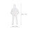 100Pcs Plastic Mini Figurine Craft Ornament Static Model 2