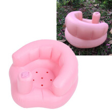 Auslaufsicherer, aufblasbarer PVC-Babysitz mit integrierter Pumpe für Bad und Spiel