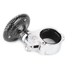 Universell bilrattsvred Power Ball Auxiliary Booster Handle Control (kolfiber)