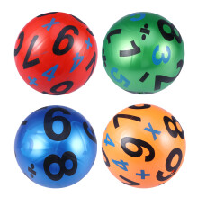 4St PVC Aufblasbarer Ball Spielzeug Mit -Druck Für Kinder