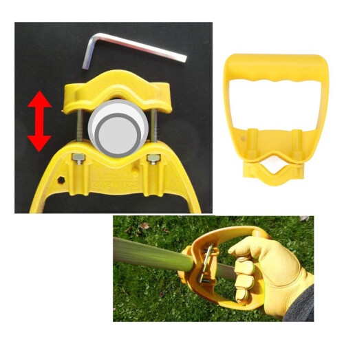 Back Saving Garden Tool Handle for Shovel & Rake - Ergonomic Comfort Attachment 2