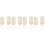 8St Trekring Witte Plastic Speelgoed DIY Onderdelen 6