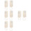8St Trekring Witte Plastic Speelgoed DIY Onderdelen 9