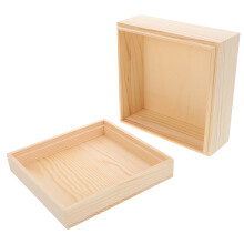 Holz Schmuckbox Mit Deckel Für Ringe Ohrringe Reisegeeignet
