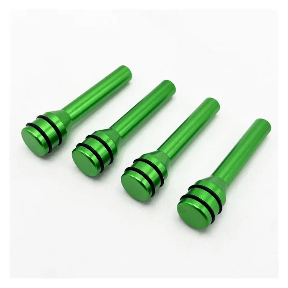 Car Door Lock Knob Aluminum Alloy 49Mm Universal Interior Lock Pin Replacement Green 9323874274782