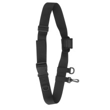 Verstelbare polyester hengelhouder met riem voor om de taille, voorkomt dat de hengel eraf valt.