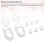 Breastpump Accessories Silicone Backflow Protector White Duckbill Valves 4