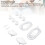 Breastpump Accessories Silicone Backflow Protector White Duckbill Valves 3