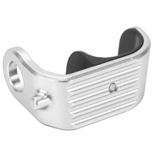 Aluminiumlegering fietsgesp in E-vorm, lichtgewicht, 48 mm, zilverkleurig