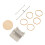 Small Weaving Loom Stainless Steel Pine Household Stitching Mending Tool for Clothes Socks 1