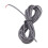 Gitarrkretskabel grå färg 2 ledare 3,2 mm 4