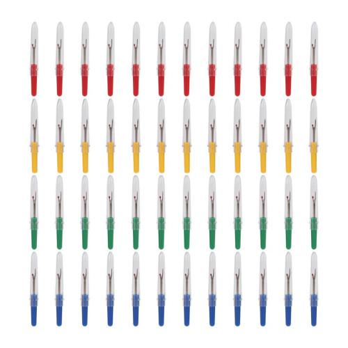 48-teiliges Nahttrenner-Set, robuster Kunststoffgriff, mehrfarbig 1