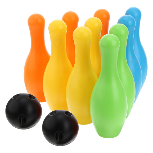 2 Sets Indoor Outdoor Bowling Toss Ball Game Kit 1