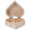 Holz Schmuckkästchen Herzform Mit Deckel Schmuck Organizer 1